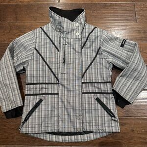 Body‎ Glove Kids Plaid Insulated Snow Jacket with Black Accents size 8